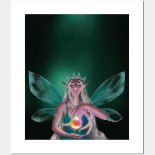 Fairy protector of light Posters and Art